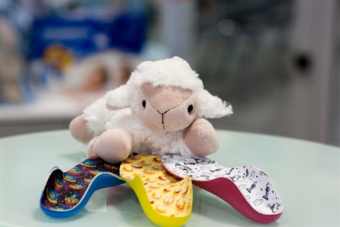 Kinderorthopädie - Schaf mit Einlagen für Kinder